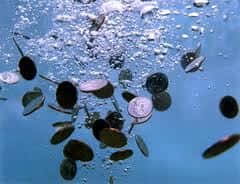Throw Coins Into A River